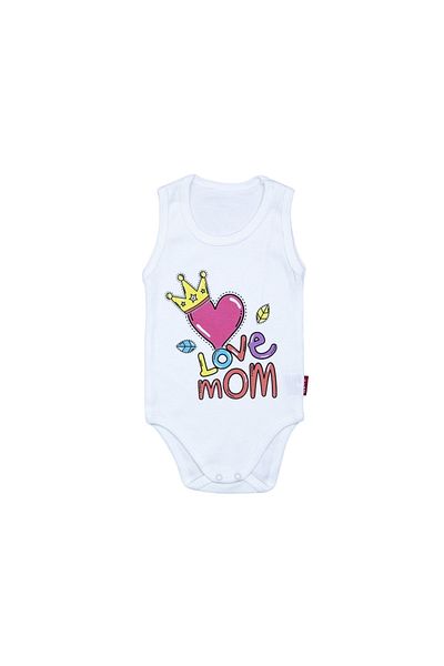 Lullaby Love Mom Written Snap-On Badi 100% Cotton