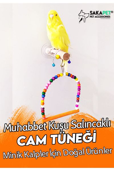 SAKAPET Swing Suction Cup Glass Perch