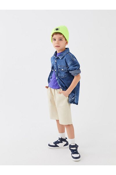 LC Waikiki Basic Elastic Waist Shorts for Boys
