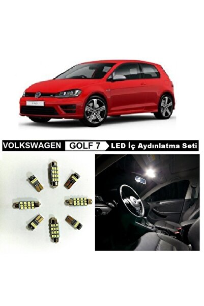 Fardoktoru Vw Golf 7 Komple Beyaz Led Iç Aydınlatma Ampul Seti
