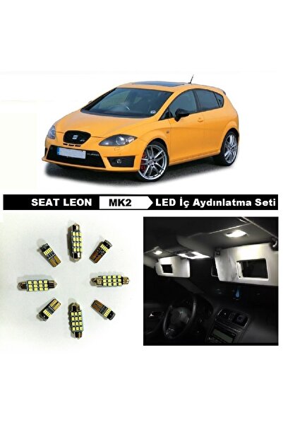 Fardoktoru Seat Leon Mk2 Beyaz Led Iç Aydınlatma Ampul Seti 11 Adet