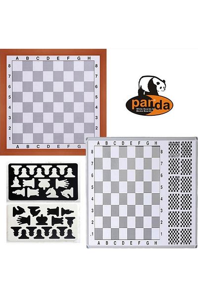 Panda Chessboard 70x90 Cm Magnetic-magnetic-wall Mounted