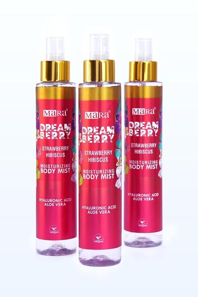 Mara Dreamberry Aloe Vera Ve Hyalüronik Asit Içeren Vücut Spreyi 150 Ml 3 Lü
