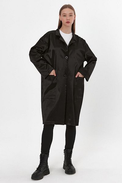 ALEXANDERGARDI Bright Fabric Unlined Overcoat with Pockets (B23-26801)