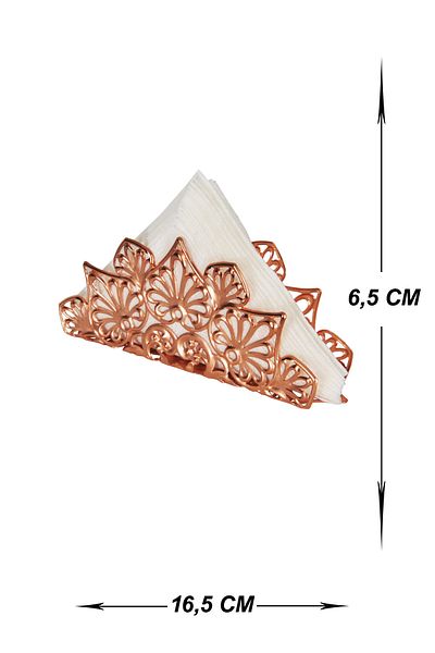 VENON Home Napkin Holder Motif Copper