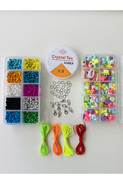 yağmur gökçe Nr.: 165 Set de bijuterii pentru hobby pentru copii, cu 2 cutii,...