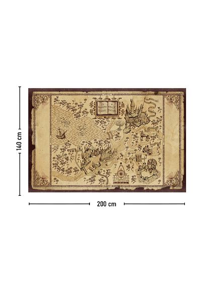 Vagonik Covor Tapiserie Harta Marauderului 140x100 Cm-70x100 Cm