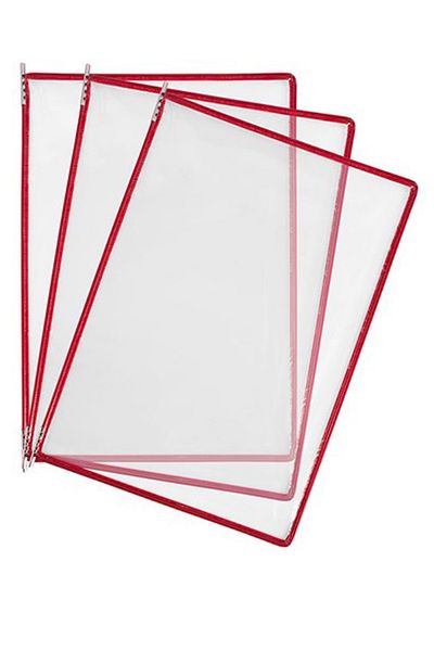 Kaizen Market 10 Pieces A4 Vertical Fireplace Desktop Unit Red