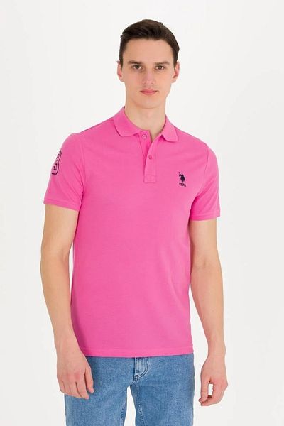 U.S. Polo Assn. Ανδρικό μπλουζάκι Polo Neck Basic