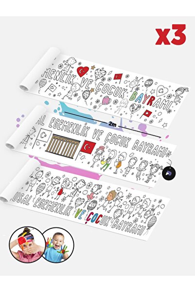 Postermanya 23 April Children's Day Educational Giant Painting Paper Set