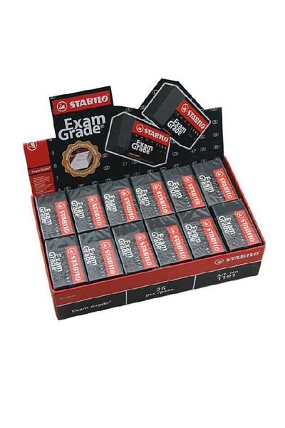 Stabilo Exam Grade Exam Eraser 36 Pieces (PVC FREE)