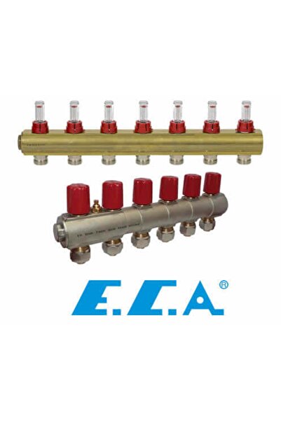 Eca Döşemeden Isıtma Debimetreli Kollektör Seti-12 Li