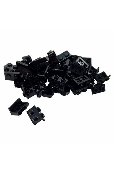 LEGO Original Custom Creator Reverse Connection Part Bracket 1 X 2 - 1 X 2 Black 6 Pieces Will Be Sent