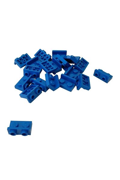 LEGO Original Custom Creator Reverse Connection Part Bracket 1 X 2 - 1 X 2 Blue 4 Pieces to Ship