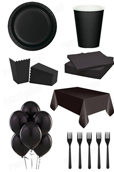 Süsleme Şehri Parti Set Karton Tabak Karton Bardak Çatal/kaşık Kullan At Masa...