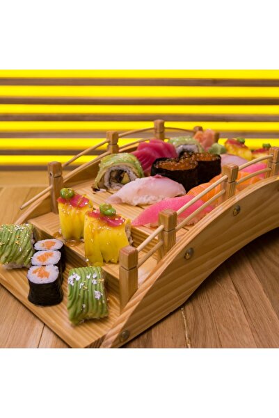 Greatwall Bambu Köprü Sushi Tabağı Xl