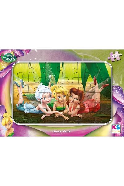Ks Games Fairies Frame Puzzle/Yapboz 24 Parça 3+ Yaş ve Sezgi Store Cetvel