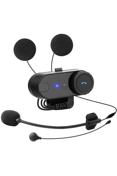 Aırstorr Tcom-vb Motosiklet Bluetooth Kask Interkom 800m Kulaklık Kablosuz Kulaklık Fm Radyo