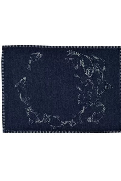 Casa Di Denim by Sinem Akay Koi Balık Lazer Baskı Denim Amerikan Servis