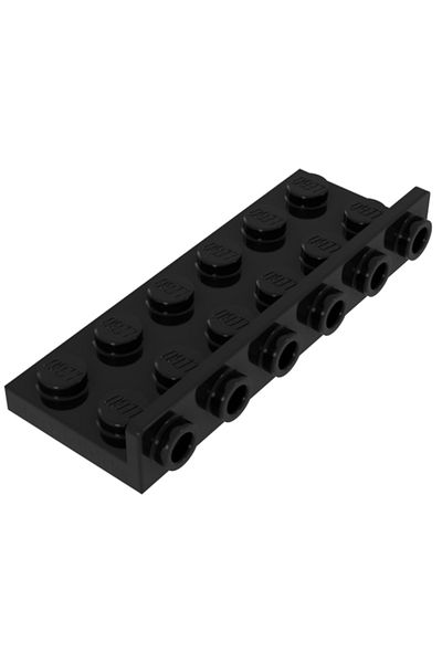 LEGO Original Creator Accessory Reverse Connection Part Bracket 2 X 6 - 1 X 6 Black 2 Pieces Will Be Sent