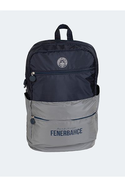 Fenerbahçe Trend Gray Parachute Bag with Pockets