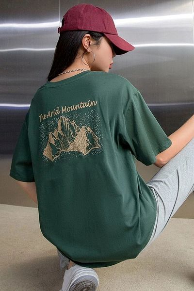 uyguntarz Μπλουζάκι Unisex Arid Mountain Printed