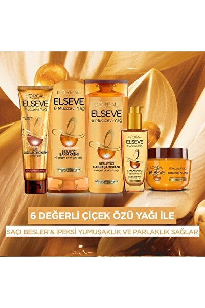 ELSEVE Loreal Paris Mucizevi Yağ Saç Güzelleştirici Krem 150 Ml (kuru Ve Sert Saçlar)