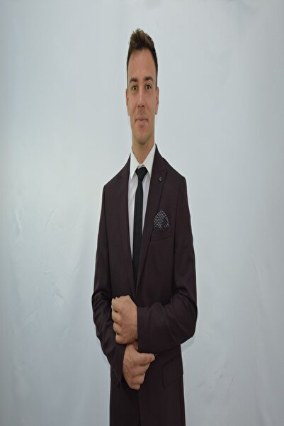 Presto Men's Classic Suit 6 Drop Claret Red-668-800