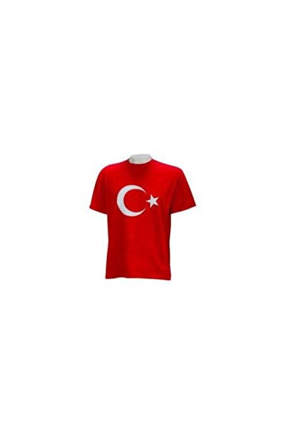 Moda Dilek's Tricou cu steagul Ayyıldız, cu mânecă scurtă