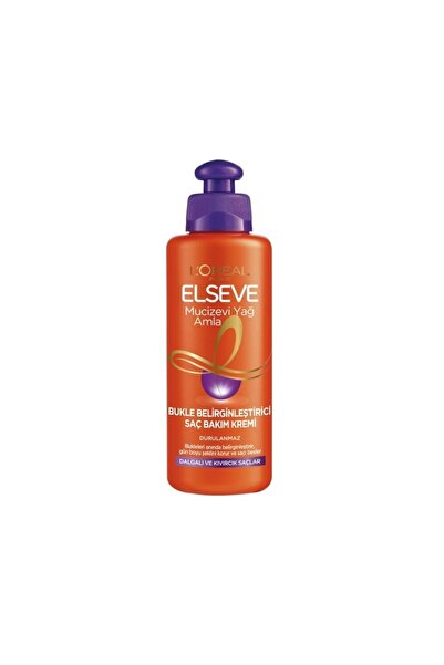 ELSEVE Loreal Paris Mucizevi Amla Yağı Bukle Belirginleştirici Saç Bakım Kremi 200 Ml