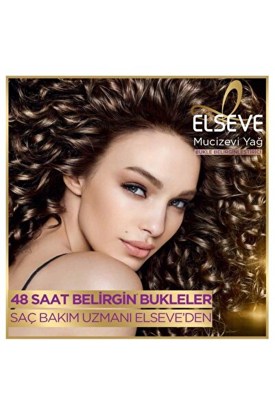 ELSEVE Loreal Paris Mucizevi Amla Yağı Bukle Belirginleştirici Saç Bakım Kremi 200 Ml