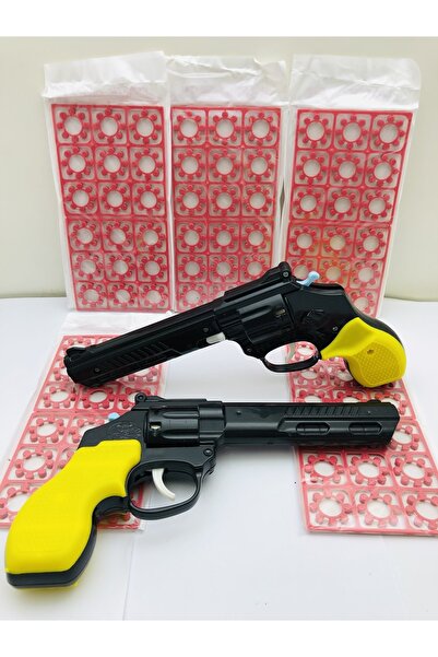 PeriYedi Smith Wesson 8 Patlar 2 Adet Kapsül Pat Pat Tabanca Ve 90 Adet Kapsül