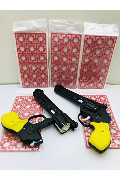 PeriYedi Smith Wesson 8 Patlar 2 Adet Kapsül Pat Pat Tabanca Ve 90 Adet Kapsül