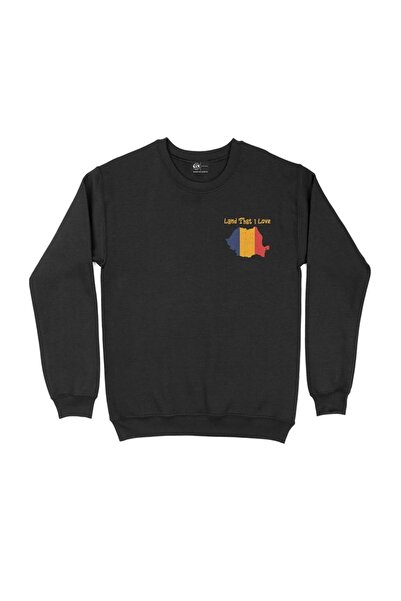 Cix سويت شيرت مطبوع بتصميم الجيب من Land That I Love رومانيا