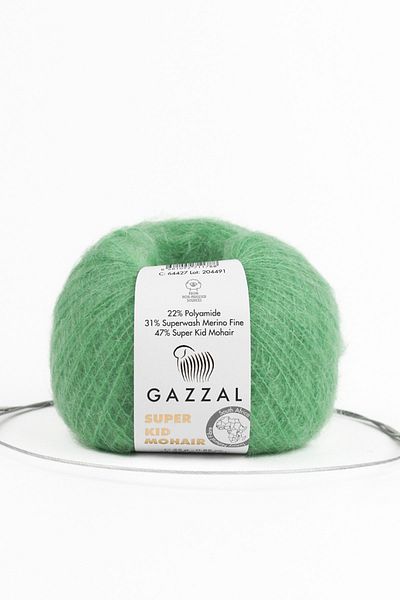Gazzal Super Kid Mohair 25 Gr 78% μαλλί-22% Pa Μικτό φυσικό πλέξιμο στο χέρι Taka Yarn (64427)