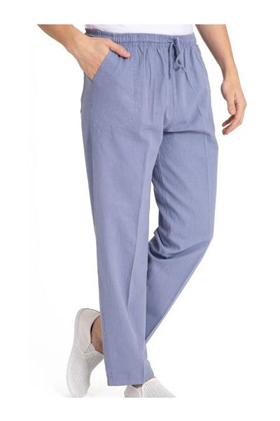 LUSSOLİFE Unisex μέγεθος M-5XL 100% Φυσικό λινό παντελόνι Hambezi