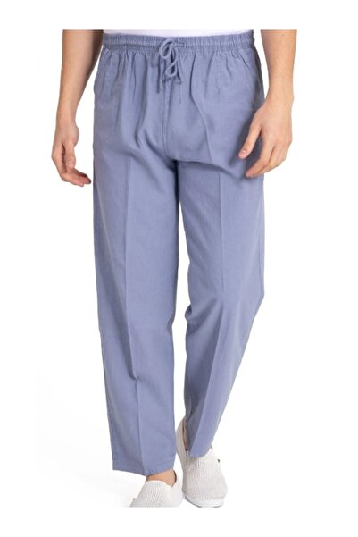 Genel Markalar Unisex M-5XL beden %100 Natural Hambezi Keten Pantolon