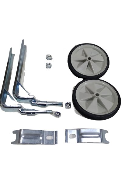 güçlü bisikletmotosiklet Bisiklet Destekli Yan Denge Tekeri 20 Jant Bisikletlere 2 Adet Arka Mil Somunu İle Sağlam Demirli