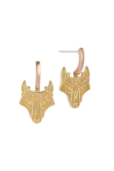 Juju Bronze Tiger Earrings