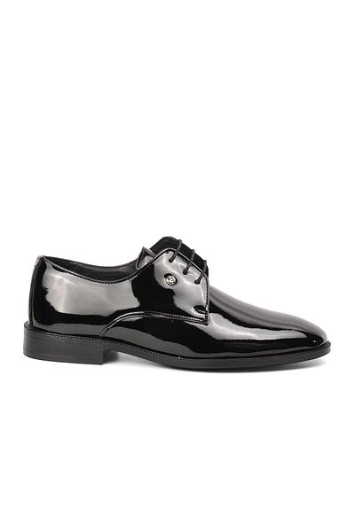 Pierre Cardin 2271 Μαύρο λουστρίνι Γνήσιο δέρμα Ανδρικά Κλασικά Παπούτσια