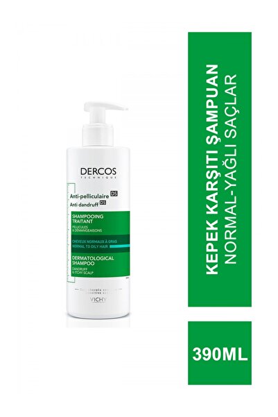 Vichy Dercos Anti Dandruff Normal Ve Yağlı Saçlar Için Kepek Karşıtı Şampuan 390 Ml