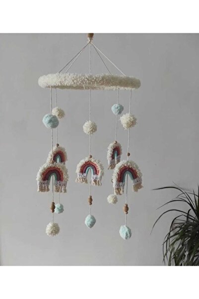 FN Makrome Dönence/bebek Odası Dönence Makrome Kapı Duvar Süsü