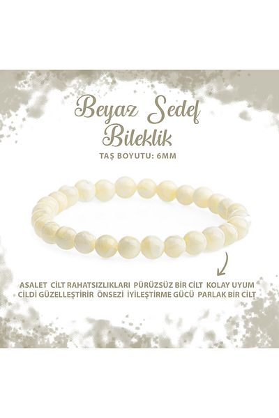Deniz Doğal Taş سوار من الأحجار الكريمة الطبيعية مقاس 6 مم من أم اللؤلؤ المعتمد