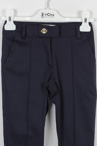 incity Girl's Navy Blue Trousers