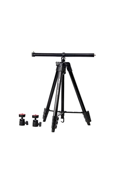 Jmary Kp2207 Profesyonel Tripod 4 Farklı Yükseklik Ayarı 133 Cm 360 Derece Dö...