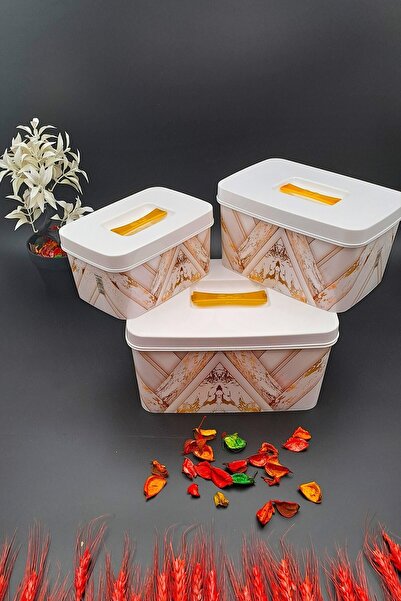 SWENCRAFT Luxury Storage Container Multipurpose Box 3-Piece Dowry Set Special for Mothers