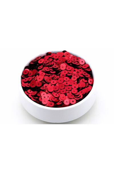 yfhobi 10 Gram - 6 Mm Plastik Payet Pul Ortadan Delik Güpür, Takı, Kumaş Ve S...