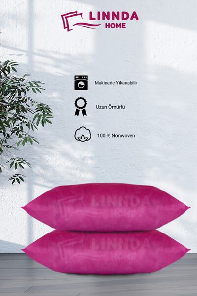 Linnda Home Фуша Пуфф Неткана Подушка 2 Штуки