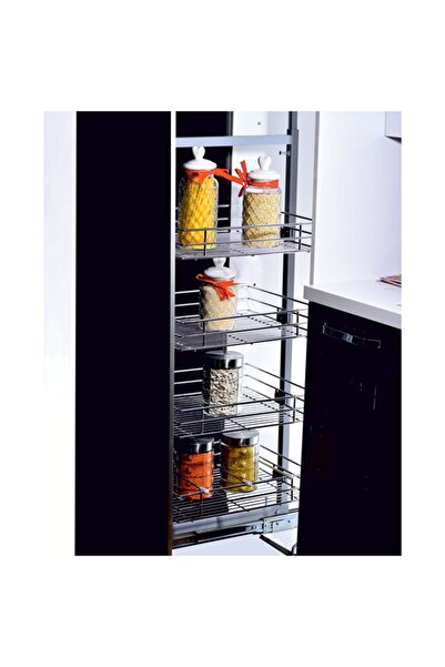 Azra Mutfak Lüks Kiler Sistemi 60-80 Cm Arası 2 Li Sepet, Genişlik-23 Cm.