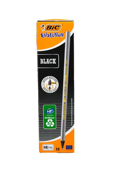 Bic Pencil Eco Evolution Black 12 Pieces